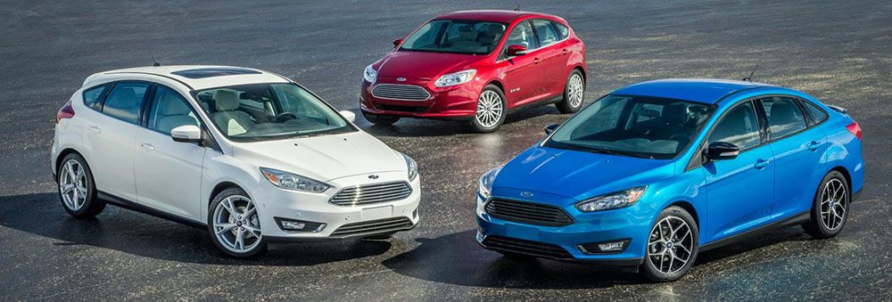 Ford Focus S, SE, SEL, Titanium, ST, and RS Trim Levels