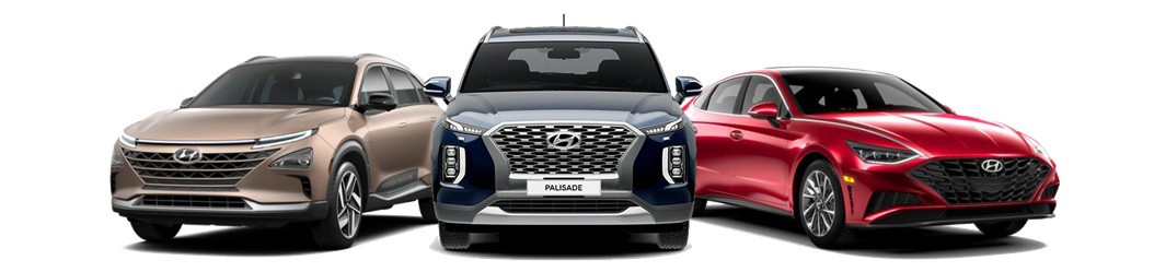 Hyundai Nexo Fuel Cell  - Palisade  - Sonata