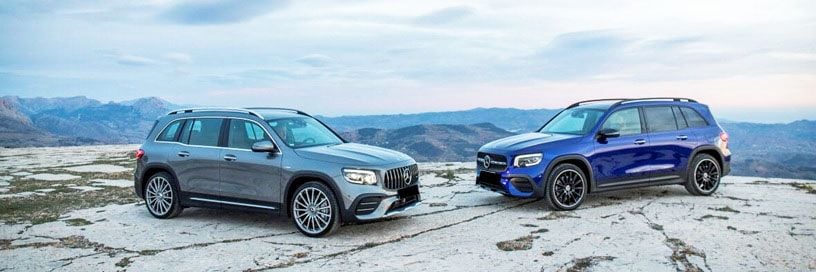 The new Mercedes-Benz GLB and the new Mercedes-AMG GLB 35 4MATIC